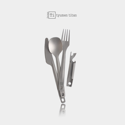 Titanium Opener Cutlery Set TIE-SF005